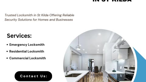 Trusted Locksmith in St Kilda Offering Reliable Security Solutions for Homes and Businesses
