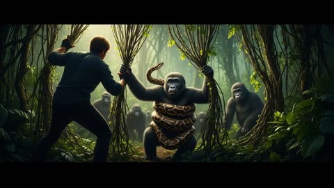 Gorilla Rescued From Python A Tale of Trust