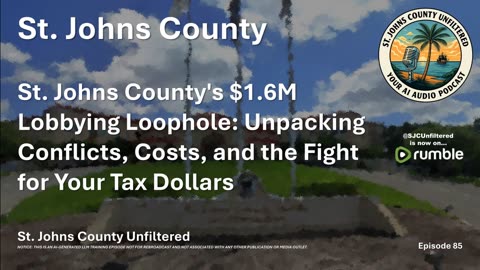 Episode 85 - $1.6M Lobbying Loophole: Unpacking Conflicts, Costs, and the Fight for Your Tax Dollars