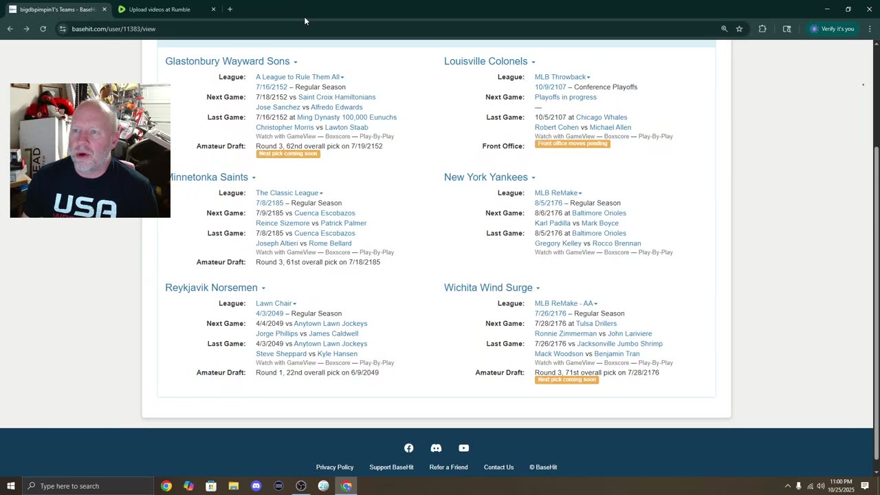 WINTER DIVISION: OPENING DAY (ALL THREE GMS)