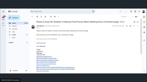 Please Contact Mr. Raddatz To Receive Free Forever Meetn Meeting Room Unlimited Usage!