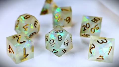 Mage Potion Dice: Handcrafted liquid Core RPG dice