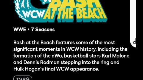 WCW Bash at The Beaxh