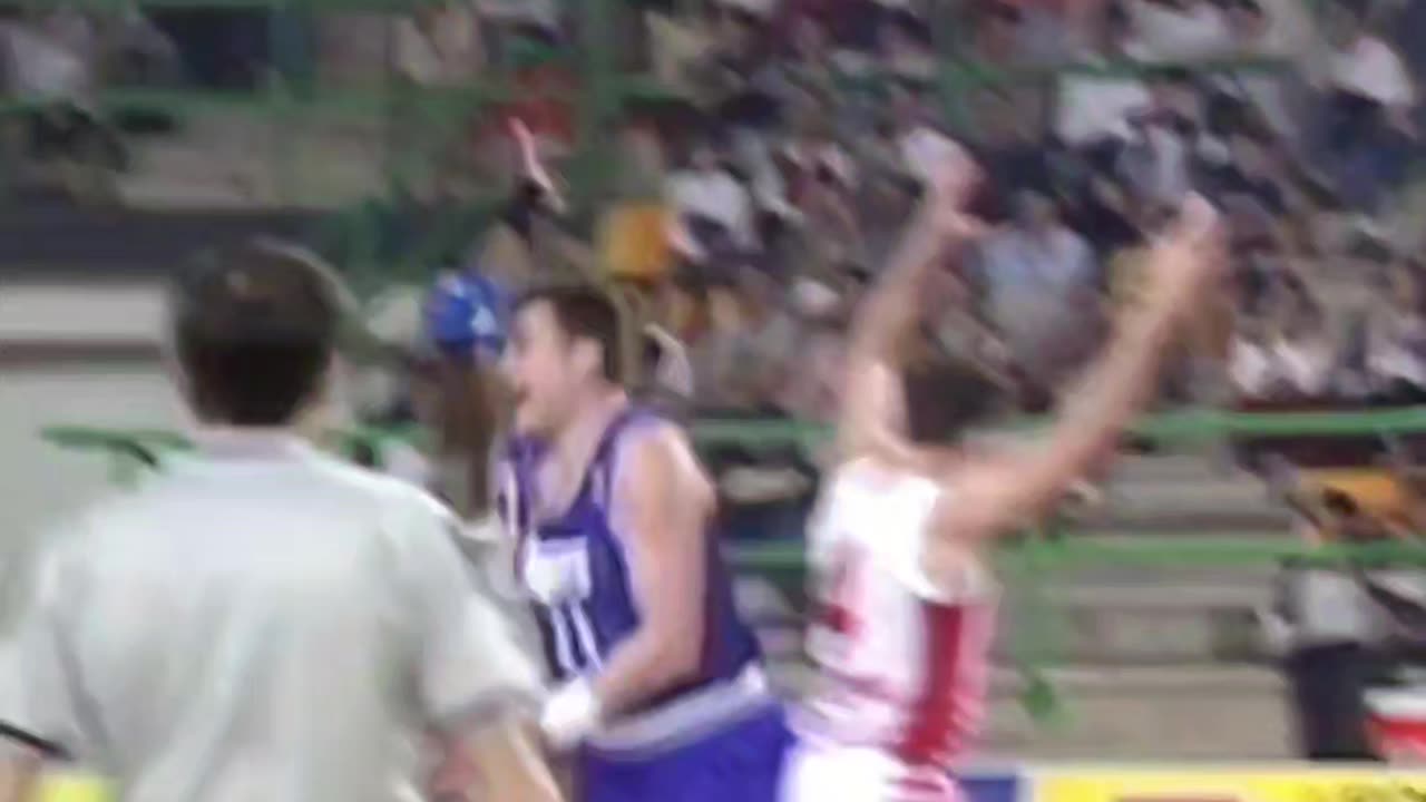 Arvydas Sabonis 💪🏀 66 de Valoración!! Récord ACB! 32pts 27reb 5rob 5tap 3asis y 6 faltas recibidas