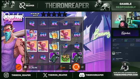 2026! 6K LB! Daily Giveaways! REAP The MF Day! @Rainbet Grab a drink and join.