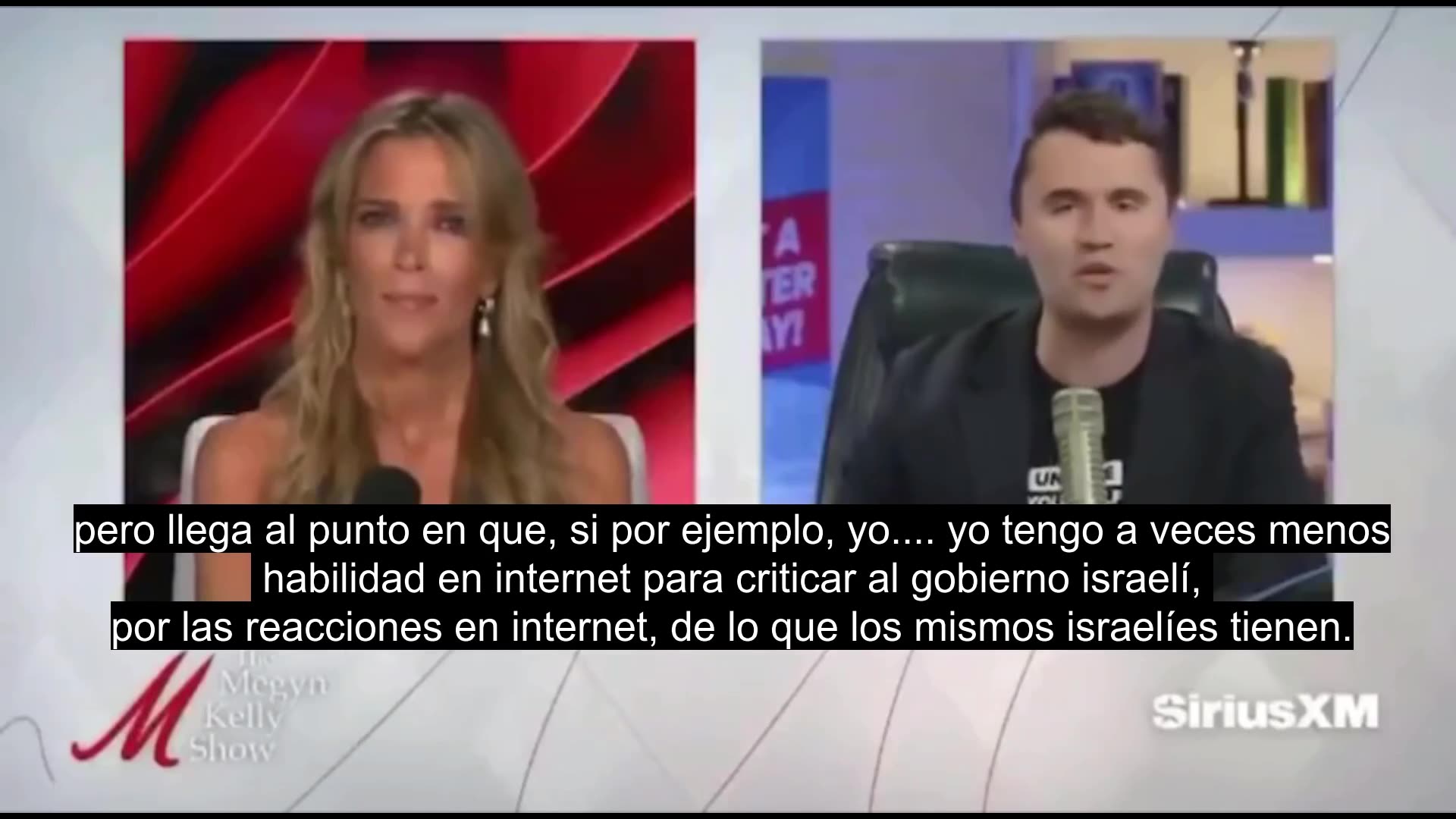 Charlie Kirk Talking to Megan Kelly About Critics Regarding Israel and Epstein