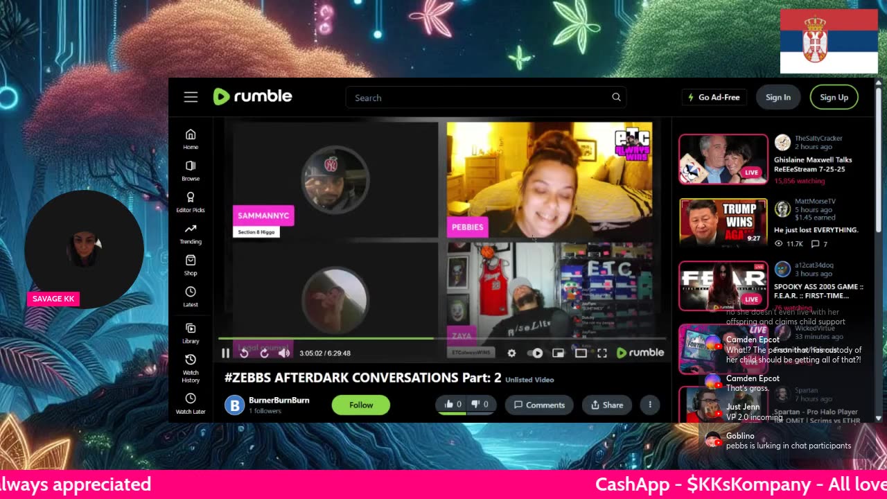 07/25/25 KK VOD: "Friday Night Cookout... but 1st let me take care of bidness really quickly"