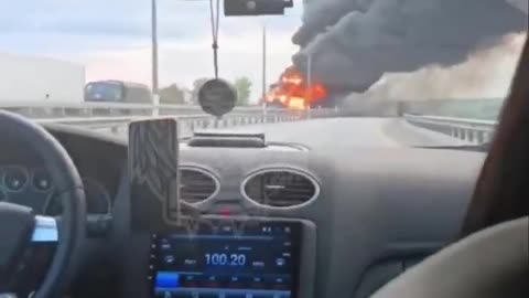 🔥🚛 Ukraine Russia War | Russian MoD Vehicle Convoy Burned on Lipetsk Highway | RCF