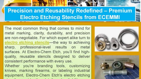 Premium Electro Etching Stencils from ECEMMI