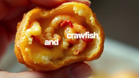 Lobster and Crawfish Three Cheese Beignets — Golden, Crispy, and Loaded