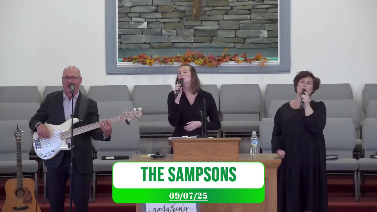 PGBC 9/7/25 Sunday Evening Singing Svc w/ the Billy Sampson Family