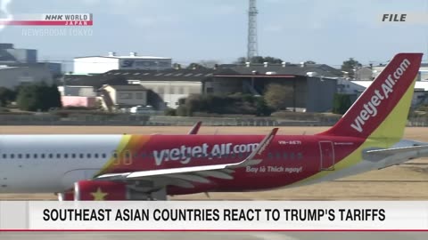 Southeast asian countries react to Trump new tariffs