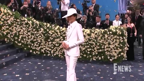 Zendaya & Anna Sawai Twin in Stunning White Suits at Met Gala 2025