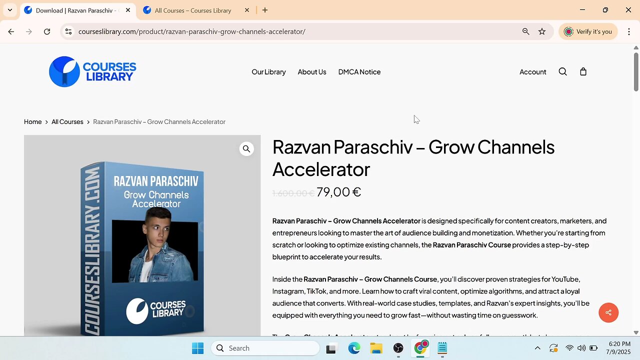 (courseslibrary.com)Razvan Paraschiv - Grow Channels Accelerator