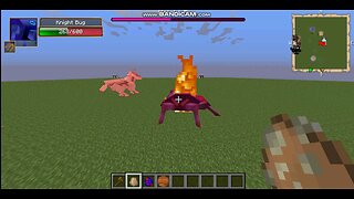 Minecraft mob battle Kirin vs nightmare