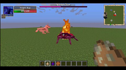 Minecraft mob battle Kirin vs nightmare