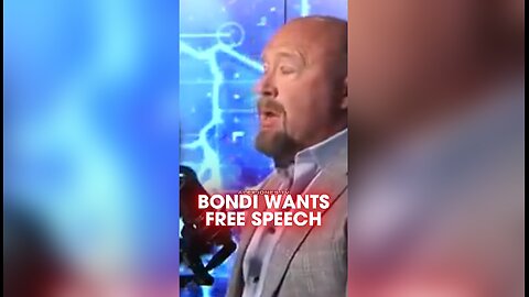 Alex Jones: Trump AG Bondi Clarifies She Doesn't Want To Censor Americans - 9/18/25