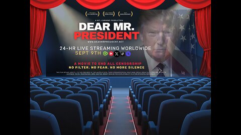 Dear Mr. President – Exclusive Worldwide Screening | September 9th @ 9:00 AM EST