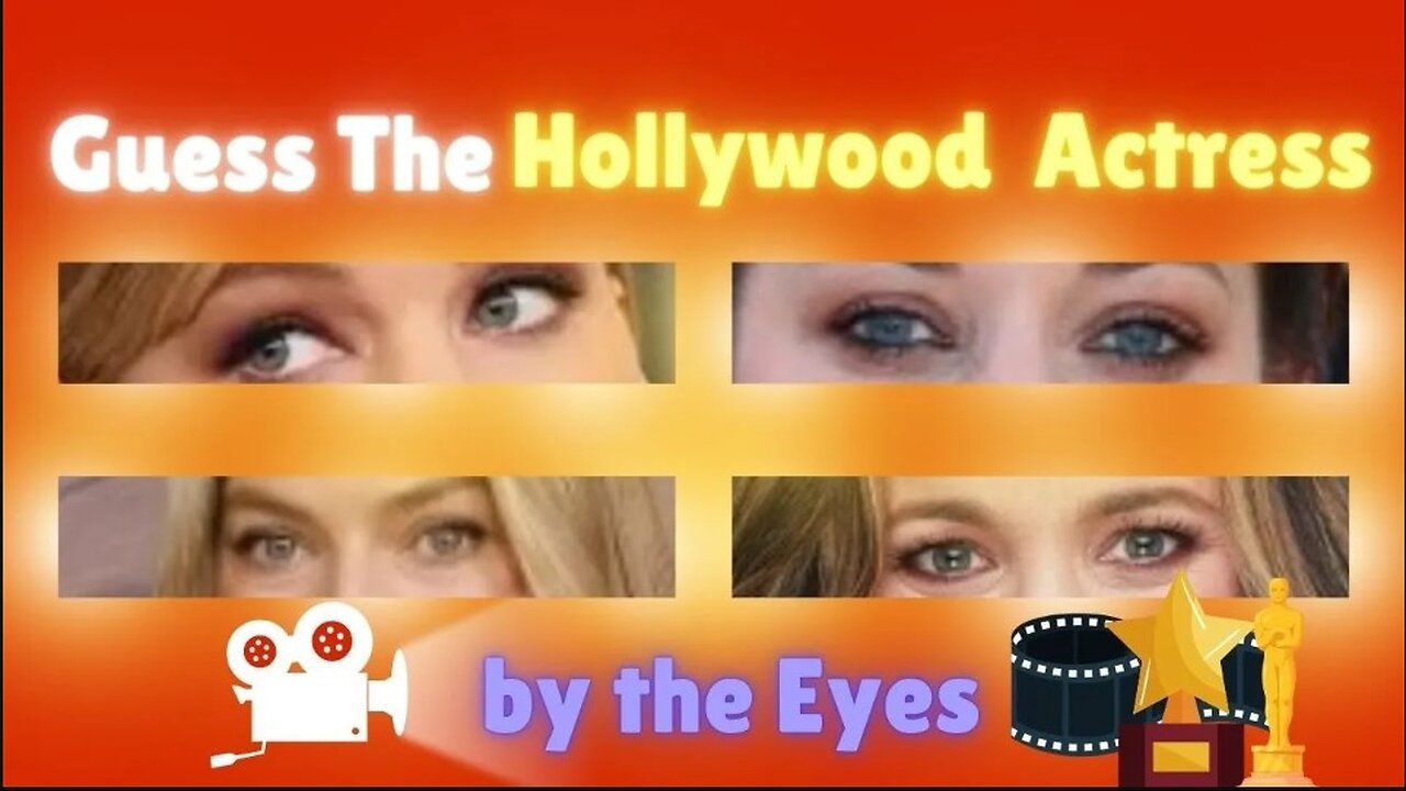 Guess The Hollywood Actress by the Eyes 🤔| Emoji Quiz ✅ | Brainstorming 🧠| Part-I
