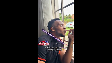 Caribbean Dads when you’re too happy: 👁️👄👁️Happiness is only for people with a pension and paid b