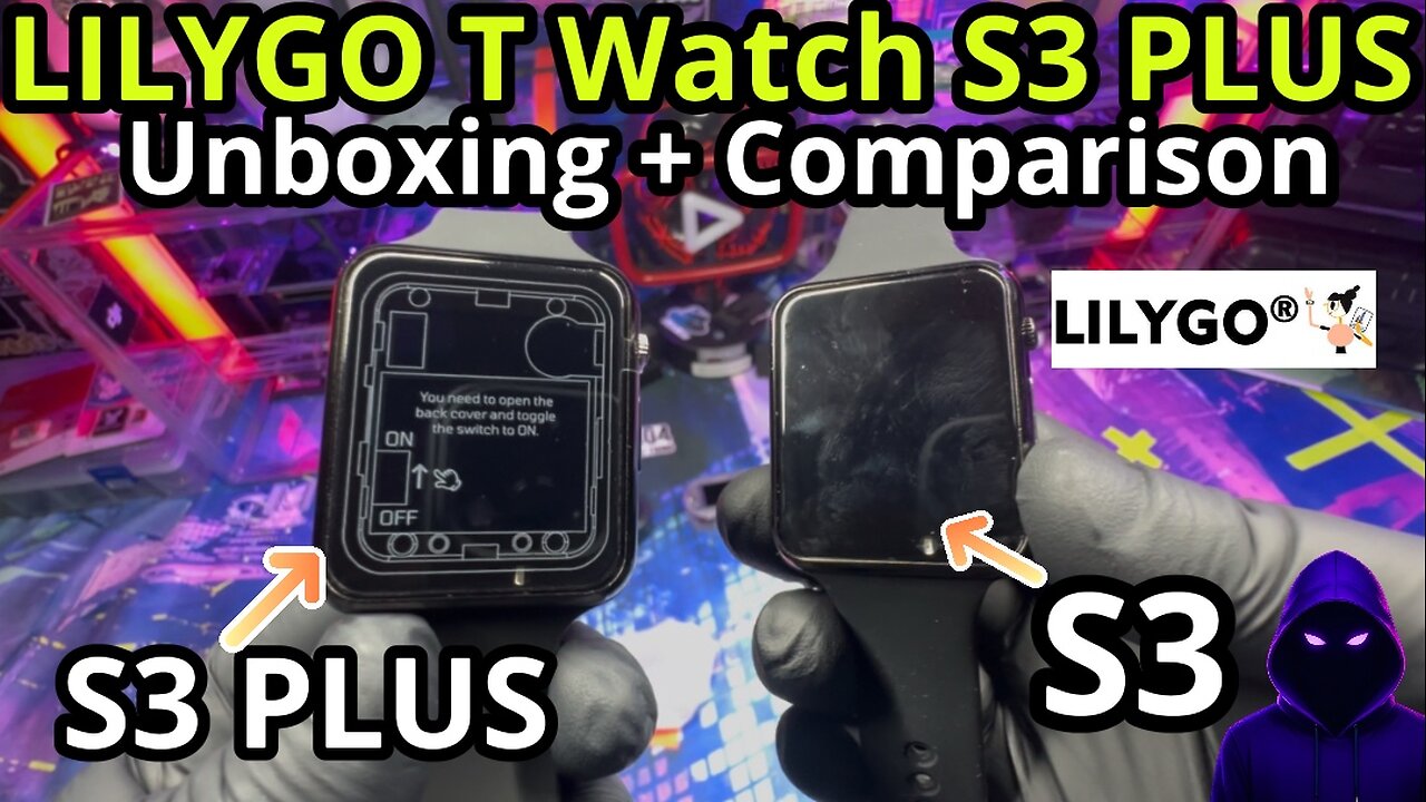 Unboxing the LilyGo T-Watch S3 Plus + Full Comparison with the T-Watch S3!