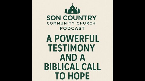 A powerful testimony and a biblical call to hope.