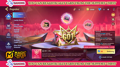 You can Realistically Earn from the Support Chest