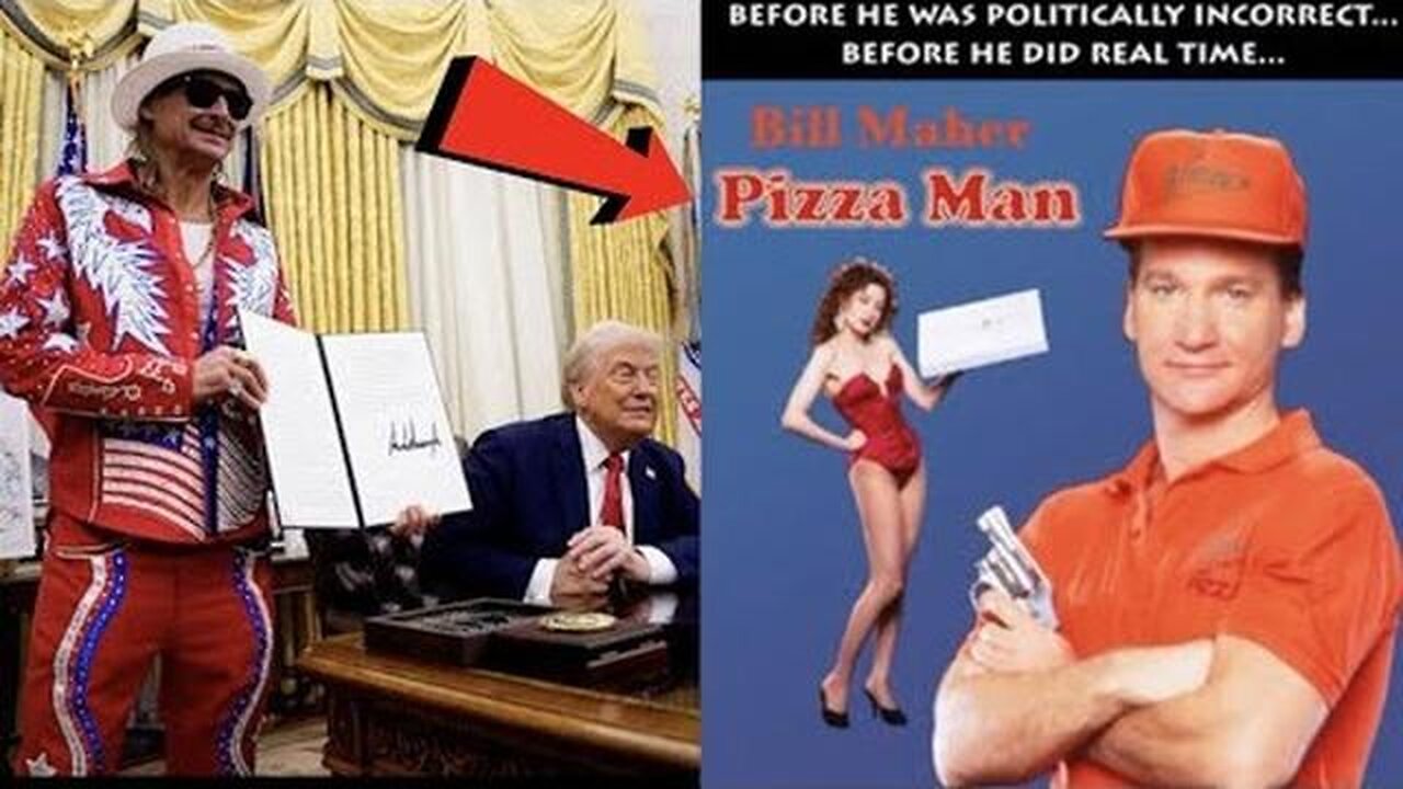 THEY LIVE, MAGA SLEEPS! KID "BOHEMIAN GROVE" ROCK & "THE PIZZA MAN" VISIT TRUMP AT THE WHITE HOUSE!