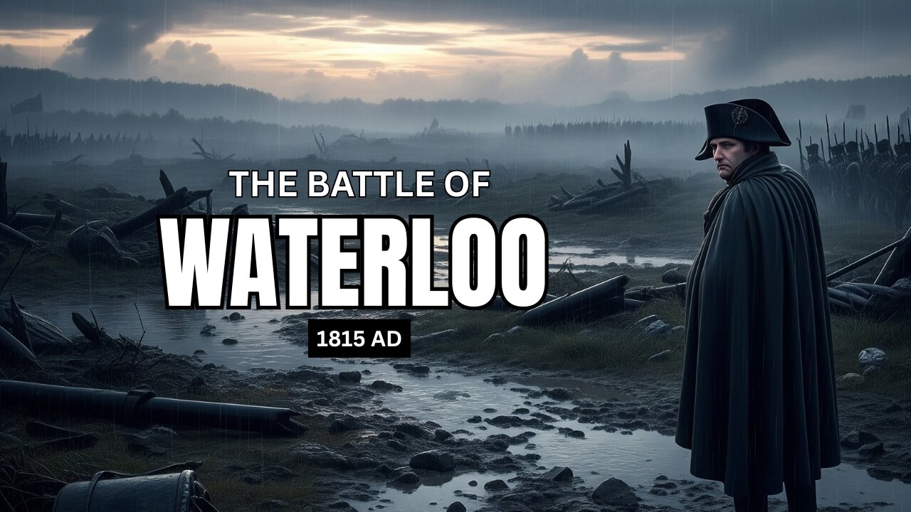 The Battle of Waterloo 1815AD #history