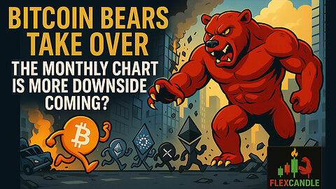 🚨 Bitcoin Monthly Close Warning: Tweezer Tops Signal More Downside? 📉 EP. 139