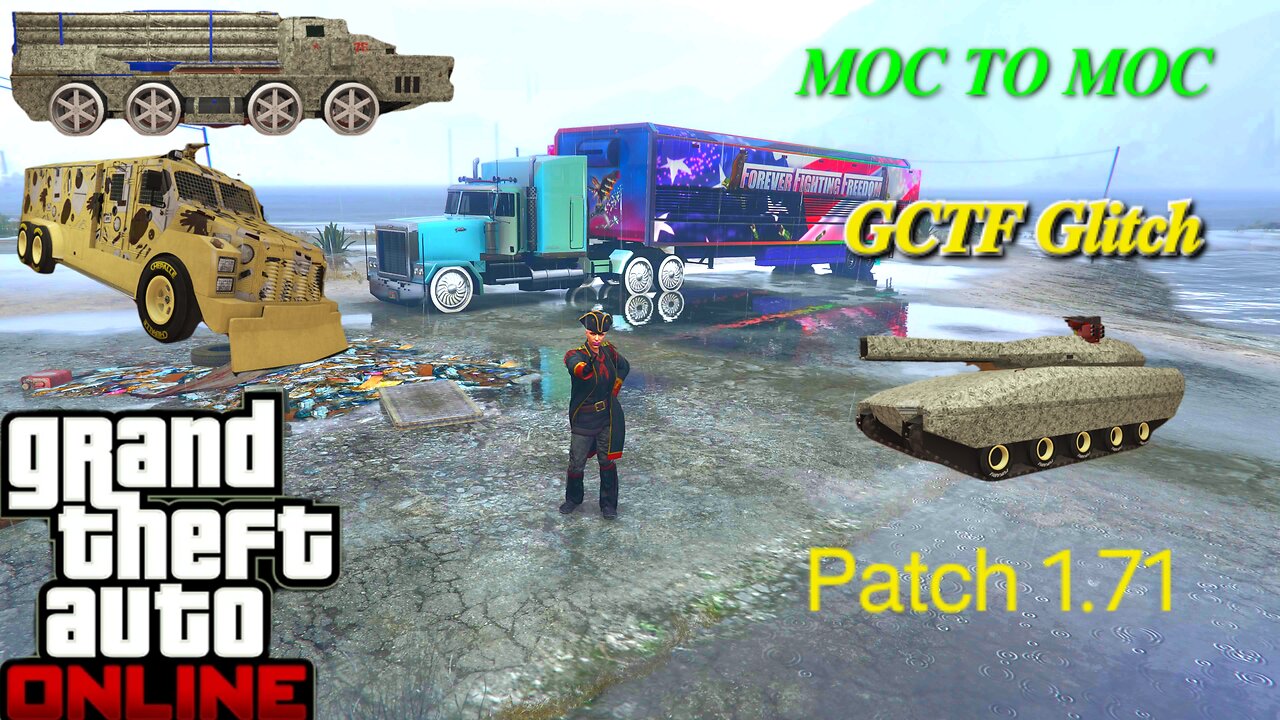 GTA ONLINE NEW *GCTF* GLITCH (MOC TO MOC) IS BACK! TUTORIAL AFTER PATCH 1.71