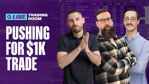 Live Trading Challenge: Hitting a $1,000 Trade — Can We Do It?