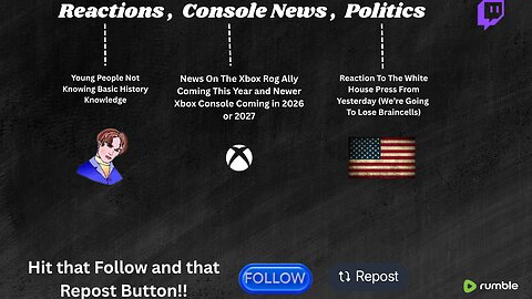 Reactions, Console News, Politics