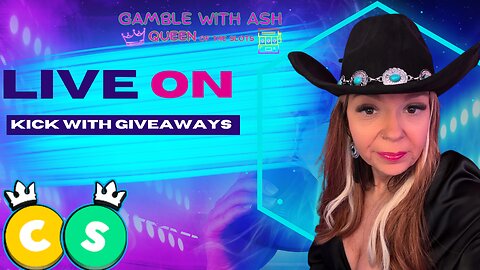 Gamble With Ash Live on Crown coins Giveaways on Kick!