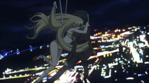Aria: The Scarlet Ammo - Riko saves Kinji