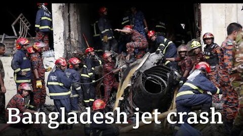 At least 19 dead after air force jet crashes into Bangladesh school
