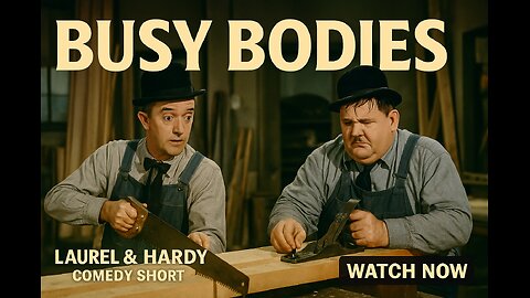 Busy Bodies (1933) | Laurel & Hardy’s Funniest Short Comedy | Full Movie HD