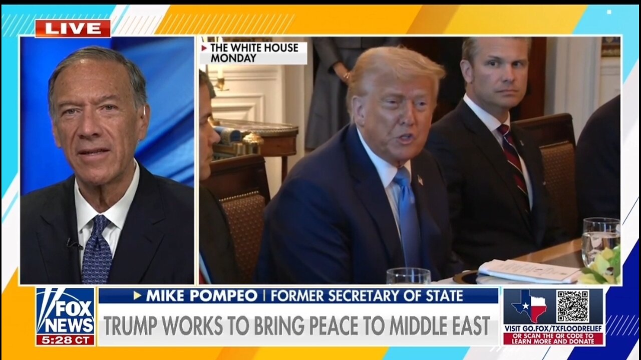 Mike Pompeo: Trump Is Redrawing The Lines of Peace In The Middle East