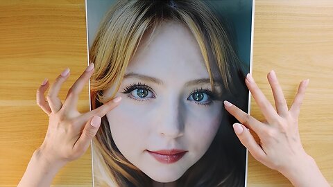 Gentle Whispering ASMR ~ ✨ Tracing Beautiful Faces ✨️ ASMR Face Touching, Compliments