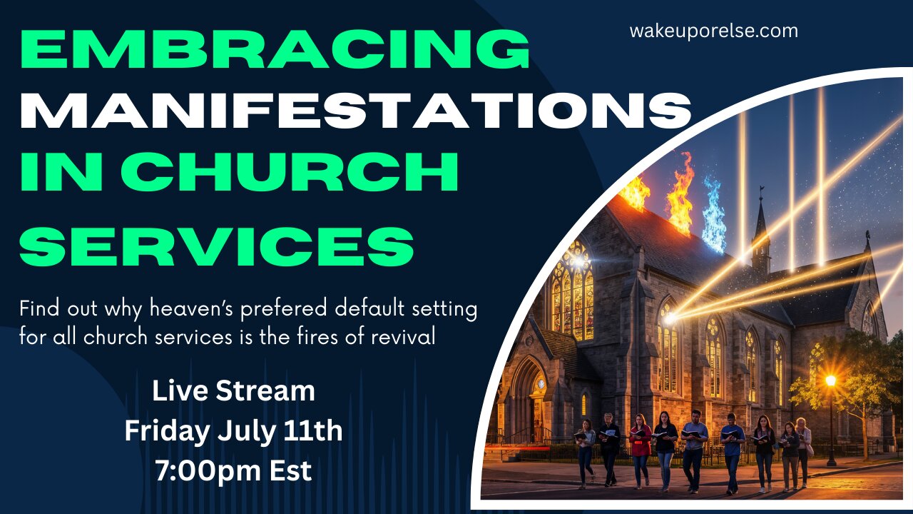 Embracing manifestations in church services