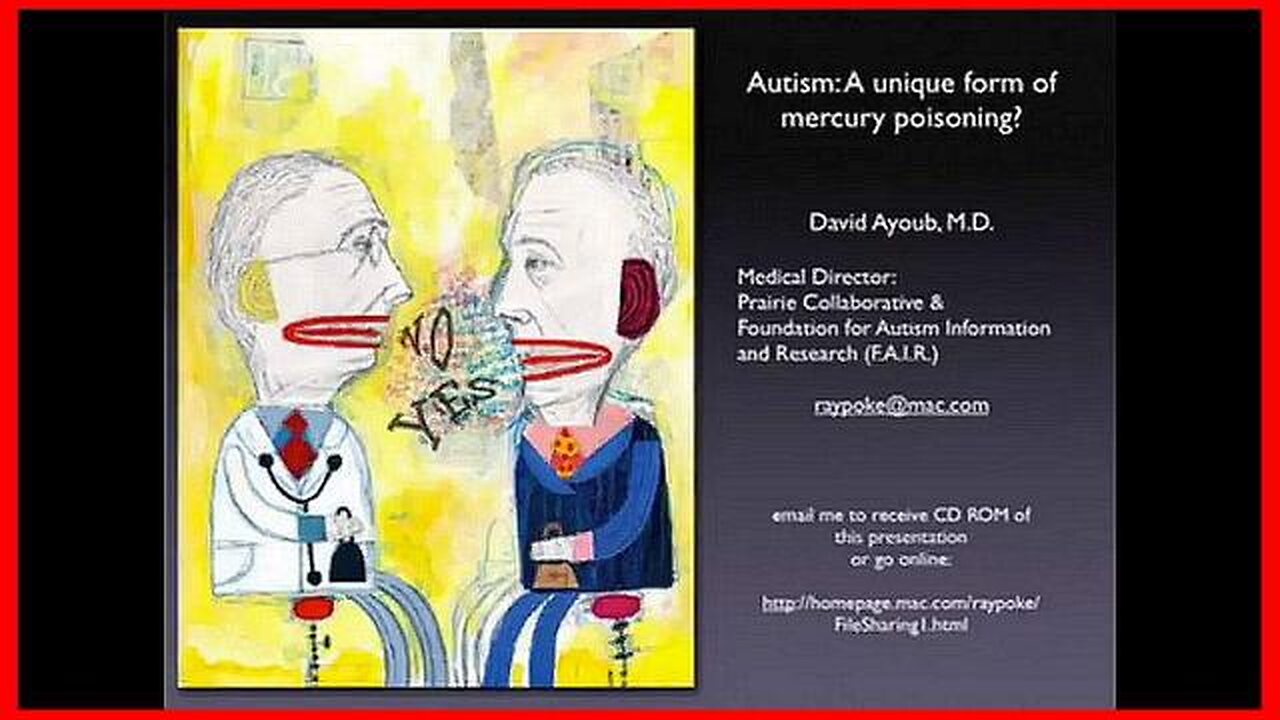 'AUTISM': A Unique Form of Mercury Poisoning❓ • Dr. David Ayoub •🕞59 mins