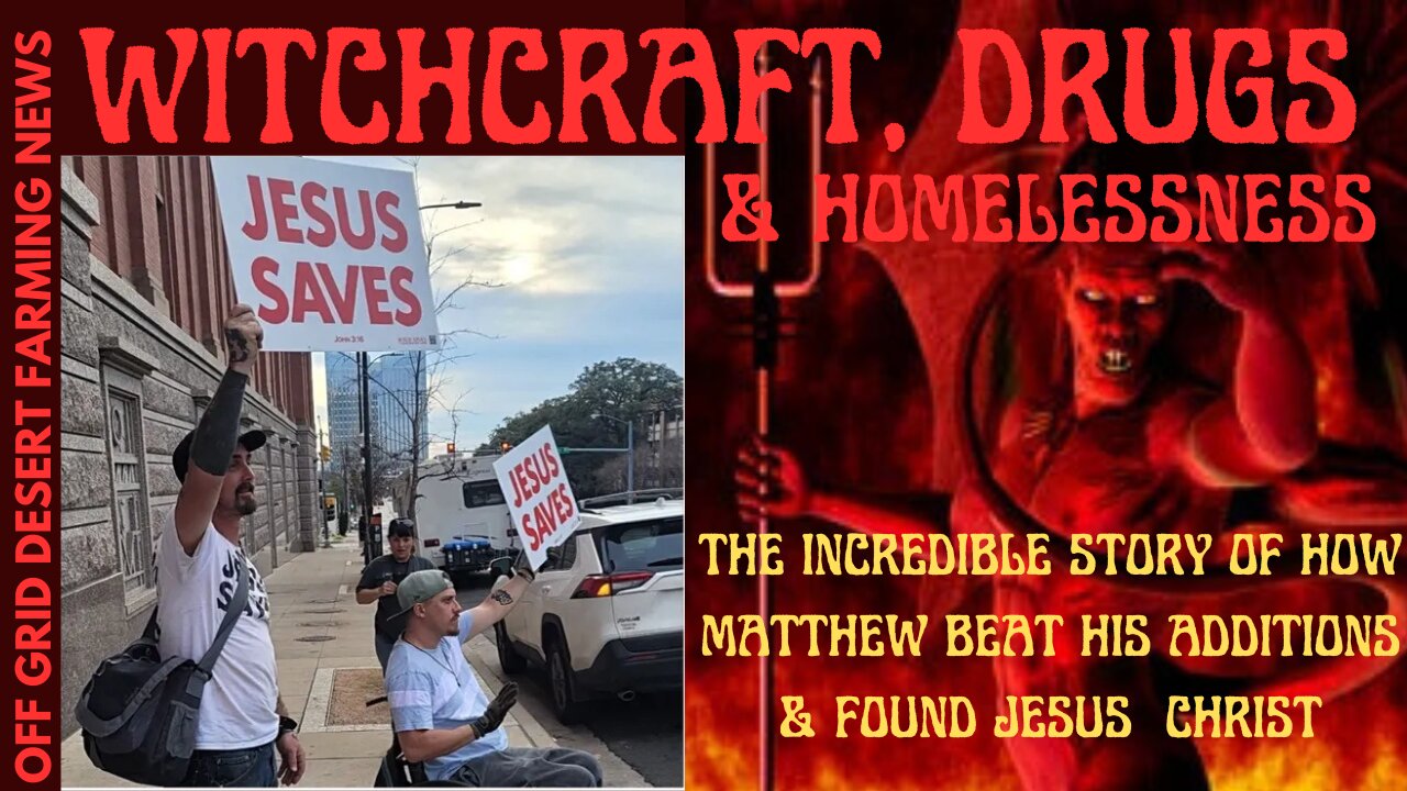 WITCHCRAFT, DRUGS & HOMELESSNESS, HOW GOD SAVED MATTHEW FROM BEING TORTURED & KILLED & SET HIM FREE
