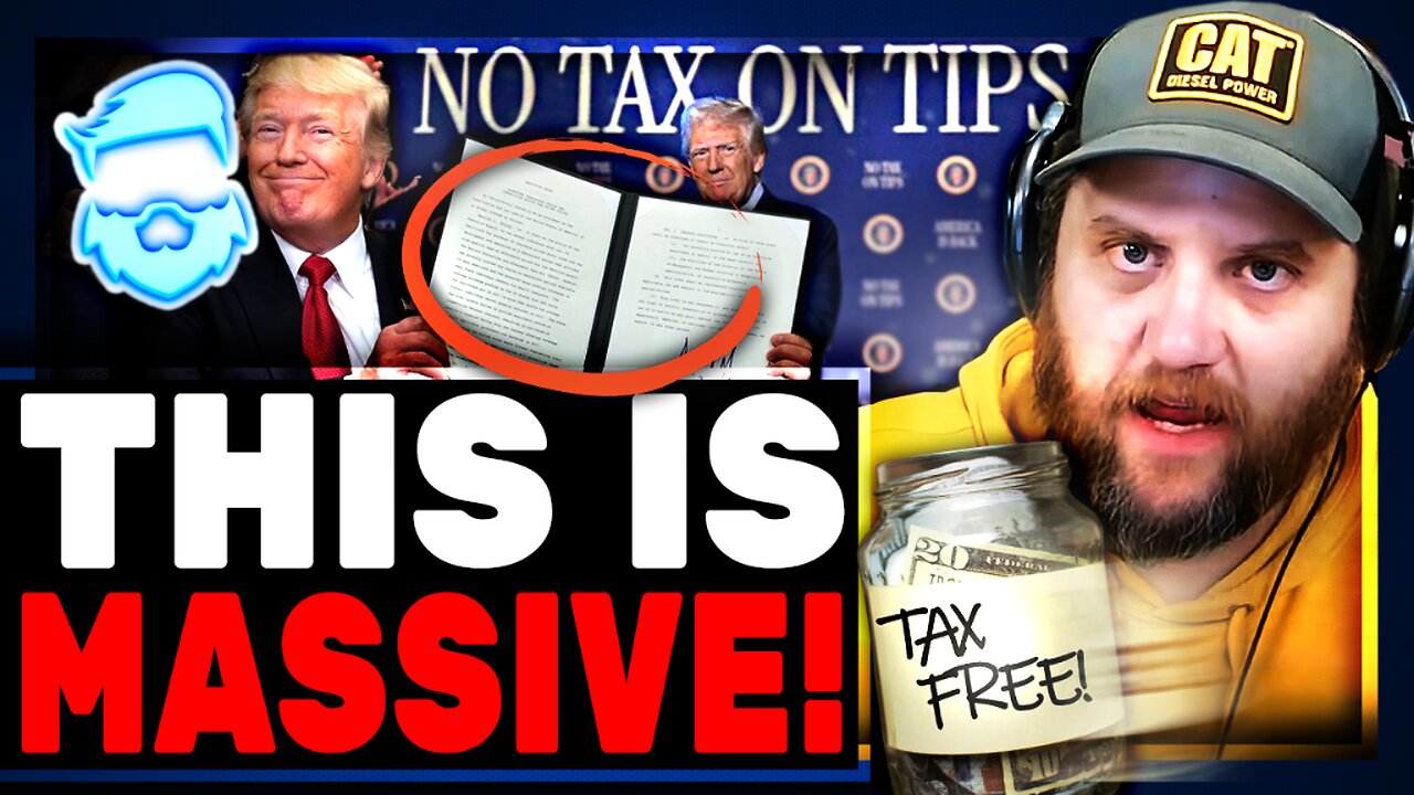 Trump ACTUALLY DID IT! No Tax On TIPS PASSES & LIBERALS MELTDOWN! Also Announces Golden Dome !