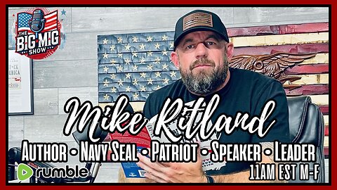 Mike Ritland, Former Navy SEAL & K9 Trainer, New York Times Bestselling Author