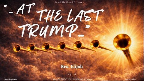 AT THE LAST TRUMP...