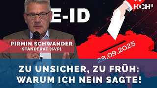 Pirmin Schwander: Warum ich als Einziger im Ständerat NEIN zur e-ID sagte