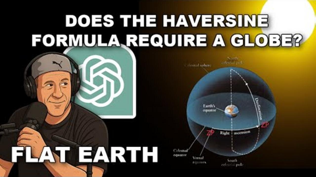 [May 22, 2025] Flat Earth Dave's APP uses the Haversine formula