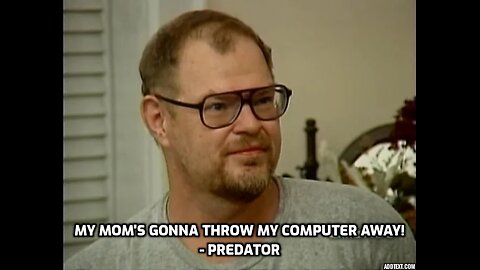 "My Mom's Gonna Throw My Computer Away!" Predator Confronted by Chris Hansen