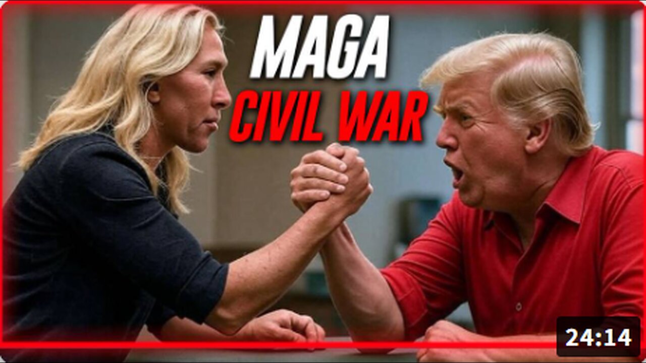 RED ALERT! Alex Jones Warns That President Trump’s Aggressive Attacks Against MTG and Other Original MAGA Supporters Has Triggered a Civil War Within The Movement That Threatens To Destabilize 47's Agenda To Save the Republic