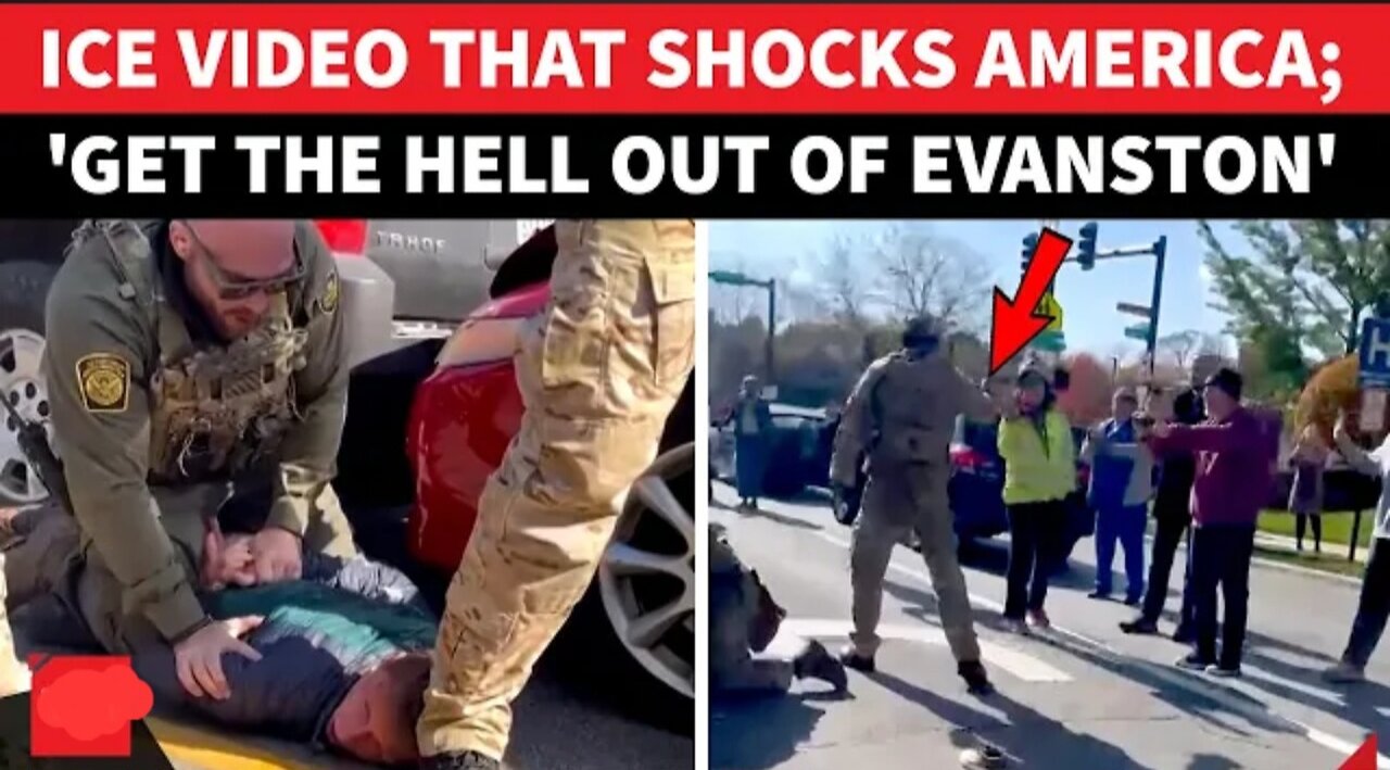 America Erupts In Revolt; ICE Action, Punches & Pepper Spray Spark Fury In Evanston | WATCH